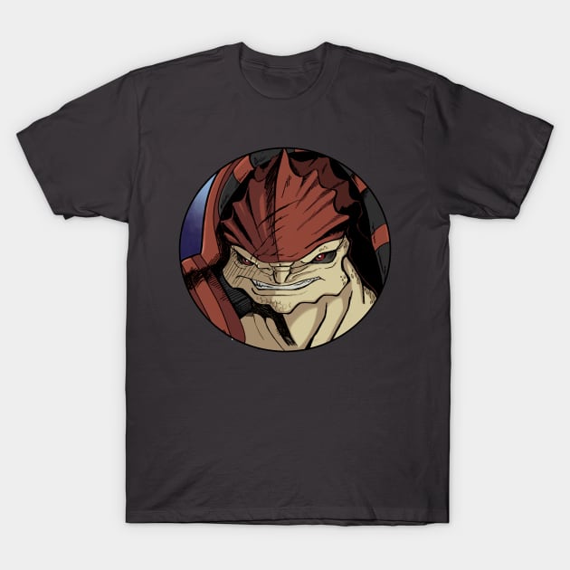 Wrex T-Shirt by Elisamakesart